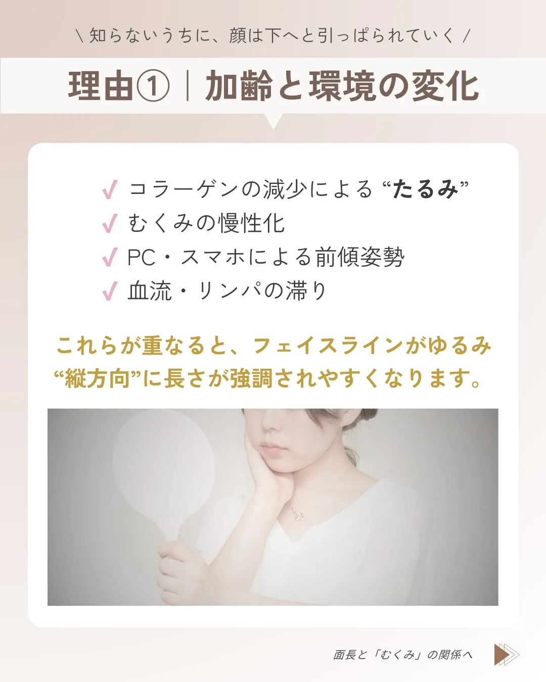 鏡を見るたびに、