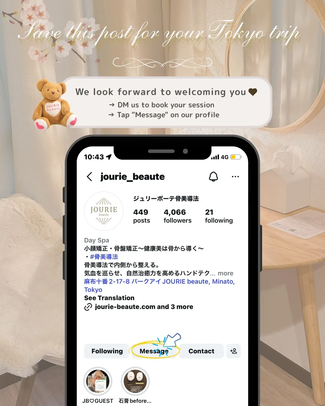 Tokyo Facial Experience ✨