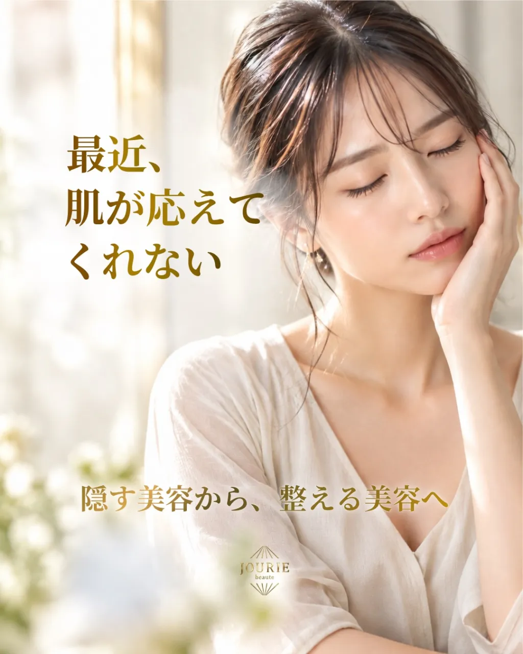 最近、肌が応えてくれない。